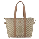 GUCCI GG Supreme Boston Bag Beige Gold 012 1095 6080 Auth 177807-13
