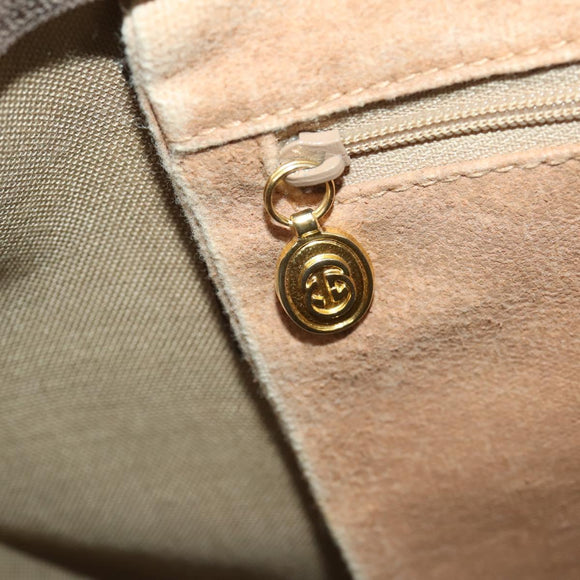 GUCCI GG Supreme Boston Bag Beige Gold 012 1095 6080 Auth 177807