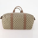 GUCCI GG Supreme Boston Bag Beige Gold 012 1095 6080 Auth 177807-5