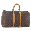 LOUIS VUITTON Monogram Keepall 45 Boston Bag M41428 LV Auth 177808-1