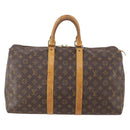 LOUIS VUITTON Monogram Keepall 45 Boston Bag M41428 LV Auth 177808-13