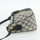 GUCCI GG Supreme Sherry Line Shoulder Bag PVC Navy Gold 89 02 032 Auth 177813-3