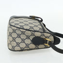 GUCCI GG Supreme Sherry Line Shoulder Bag PVC Navy Gold 89 02 032 Auth 177813-4