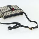 GUCCI GG Supreme Sherry Line Shoulder Bag PVC Navy Gold 89 02 032 Auth 177813-7