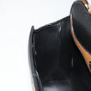 Christian Dior Hand Bag Leather Black Gold Auth 177815-21
