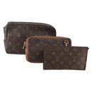 LOUIS VUITTON Monogram Shoulder Bag 3 Set LV Auth 177816-1