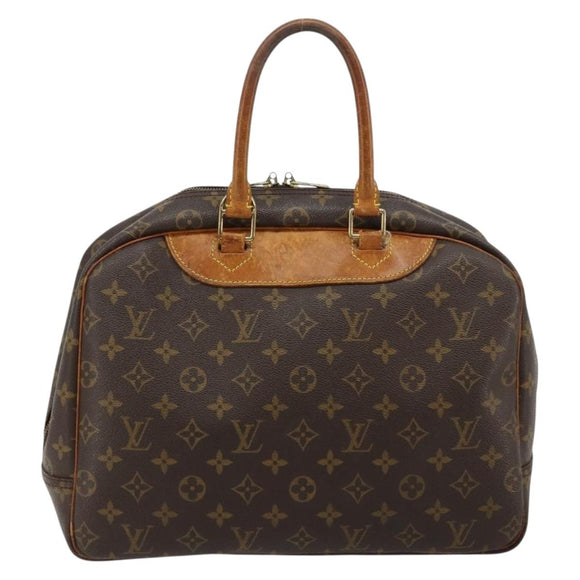 LOUIS VUITTON Monogram Deauville Hand Bag M47270 LV Auth 177819