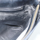 CELINE Macadam Canvas Tote Bag PVC Leather Black Gold Auth 177820-17