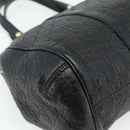 GUCCI GG Canvas Guccissima Tote Bag Leather Black Gold 233609 Auth 177826A-13