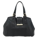 GUCCI GG Canvas Guccissima Tote Bag Leather Black Gold 233609 Auth 177826A-2