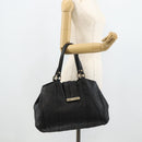 GUCCI GG Canvas Guccissima Tote Bag Leather Black Gold 233609 Auth 177826A-22
