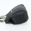 GUCCI GG Canvas Guccissima Tote Bag Leather Black Gold 233609 Auth 177826A-4