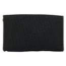 Christian Dior Trotter Canvas Chain Shoulder Bag Black Gold Auth 177828A-2
