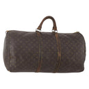 LOUIS VUITTON Monogram Keepall 60 Boston Bag M41422 LV Auth 177829-1