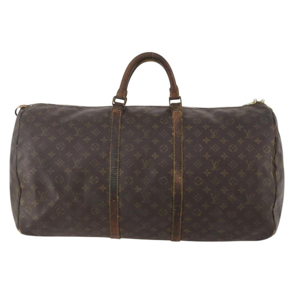 LOUIS VUITTON Monogram Keepall 60 Boston Bag M41422 LV Auth 177829