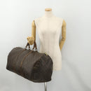 LOUIS VUITTON Monogram Keepall 60 Boston Bag M41422 LV Auth 177829-25