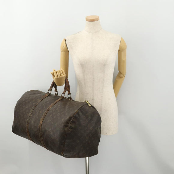 LOUIS VUITTON Monogram Keepall 60 Boston Bag M41422 LV Auth 177829