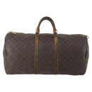 LOUIS VUITTON Monogram Keepall 60 Boston Bag M41422 LV Auth 177829-2