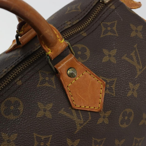 LOUIS VUITTON Monogram Speedy 30 Hand Bag M41526 LV Auth 177832A