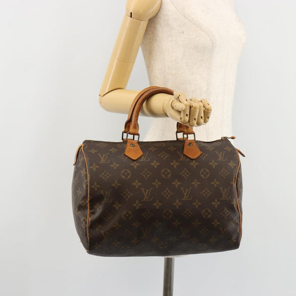LOUIS VUITTON Monogram Speedy 30 Hand Bag M41526 LV Auth 177832A