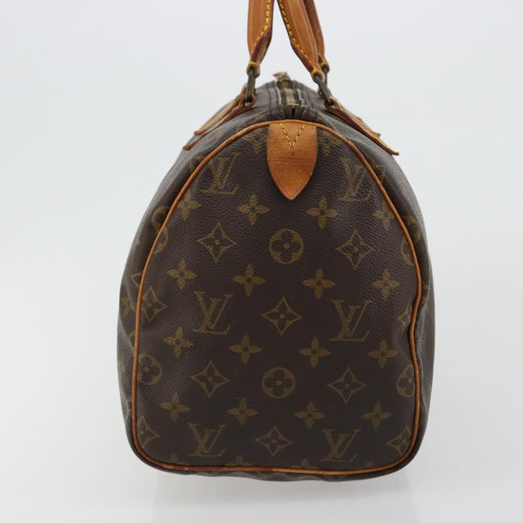 LOUIS VUITTON Monogram Speedy 30 Hand Bag M41526 LV Auth 177832A