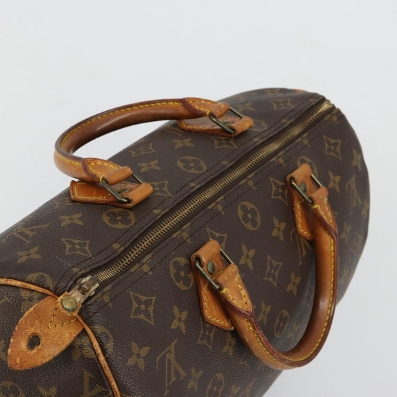 LOUIS VUITTON Monogram Speedy 30 Hand Bag M41526 LV Auth 177832A