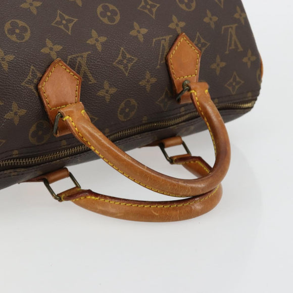 LOUIS VUITTON Monogram Speedy 30 Hand Bag M41526 LV Auth 177832A
