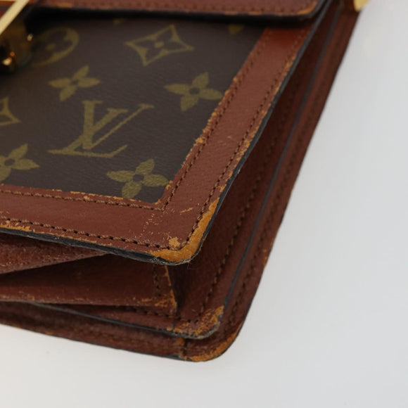 LOUIS VUITTON Monogram Sac Dauphine Shoulder Bag M51410 LV Auth 177834