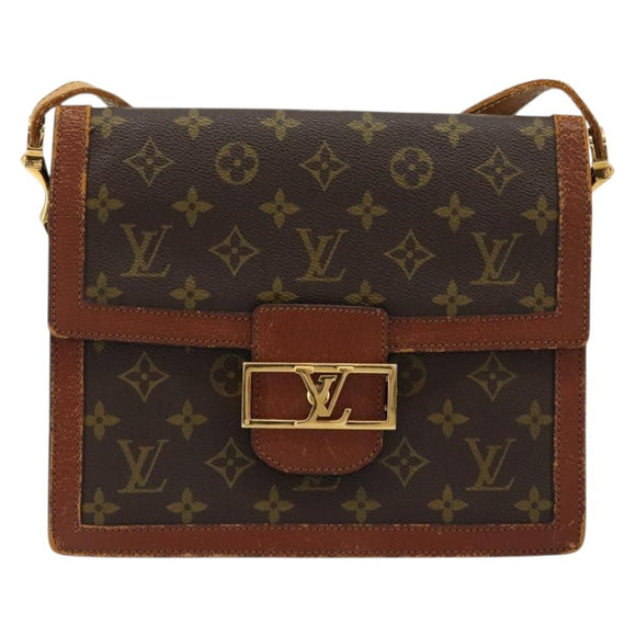 LOUIS VUITTON Monogram Sac Dauphine Shoulder Bag M51410 LV Auth 177834