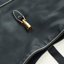GUCCI Jackie Bamboo Shoulder Bag Leather Black Gold 281178 Auth 177840SAM-18