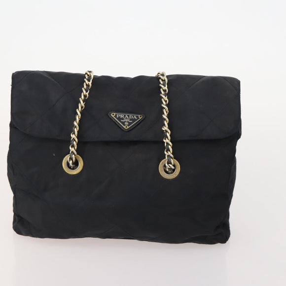 LOEWE PRADA Schultertasche Wildleder Nylon 4er Set Braun Marineblau Auth 177843