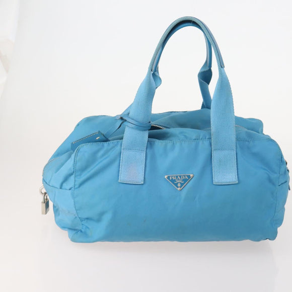 LOEWE PRADA Schultertasche Wildleder Nylon 4er Set Braun Marineblau Auth 177843