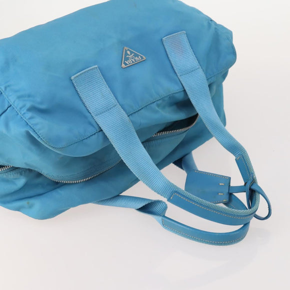 LOEWE PRADA Schultertasche Wildleder Nylon 4er Set Braun Marineblau Auth 177843