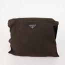 LOEWE PRADA Schultertasche Wildleder Nylon 4er Set Braun Marineblau Auth 177843-9