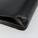 GUCCI Shoulder Bag Leather Black Gold Auth 177849-16