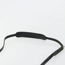 GUCCI Shoulder Bag Leather Black Gold Auth 177849-8
