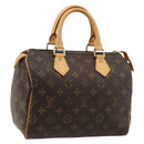LOUIS VUITTON Monogram Speedy 25 Hand Bag M41528 LV Auth 177861A-1