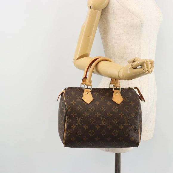 LOUIS VUITTON Monogram Speedy 25 Hand Bag M41528 LV Auth 177861A