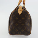 LOUIS VUITTON Monogram Speedy 25 Hand Bag M41528 LV Auth 177861A-4