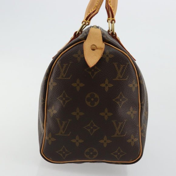 LOUIS VUITTON Monogram Speedy 25 Hand Bag M41528 LV Auth 177861A