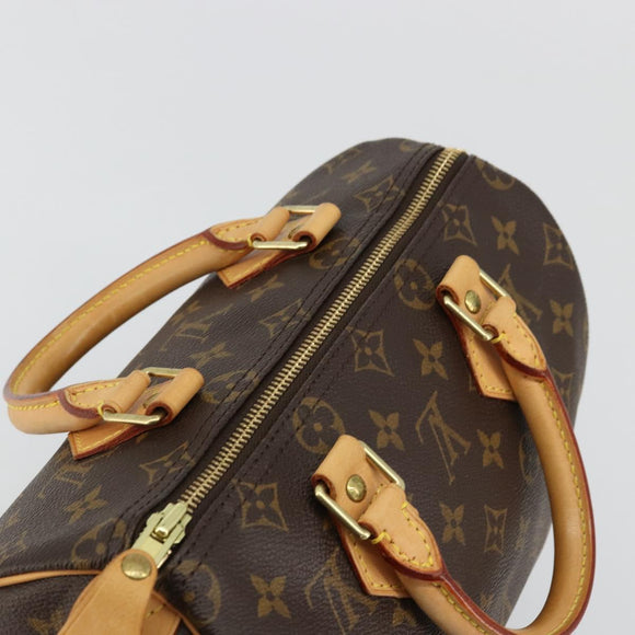 LOUIS VUITTON Monogram Speedy 25 Hand Bag M41528 LV Auth 177861A