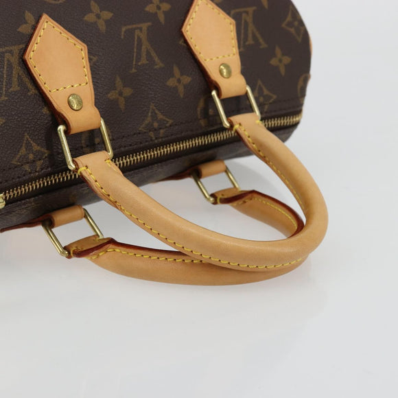 LOUIS VUITTON Monogram Speedy 25 Hand Bag M41528 LV Auth 177861A