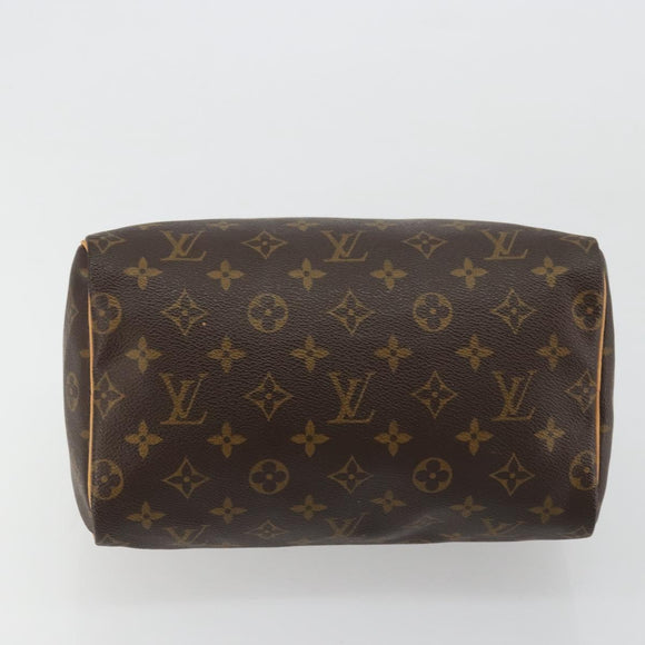 LOUIS VUITTON Monogram Speedy 25 Hand Bag M41528 LV Auth 177861A