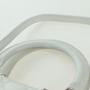 Christian Dior Lady Dior Canage Bag Lamb Skin 2way White Silver Auth 177862SAM-14