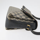 GUCCI GG Supreme Sherry Line Shoulder Bag PVC Navy Gold 904 02 084 Auth 177864-3