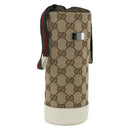 GUCCI GG Canvas Bottle Case Beige Auth 177865A-1