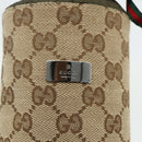 GUCCI GG Canvas Bottle Case Beige Auth 177865A-14
