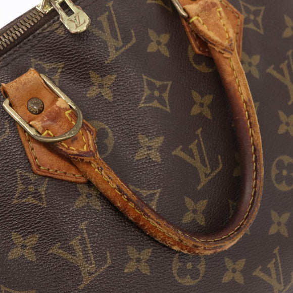 LOUIS VUITTON Monogram Alma Hand Bag M51130 LV Auth 177866