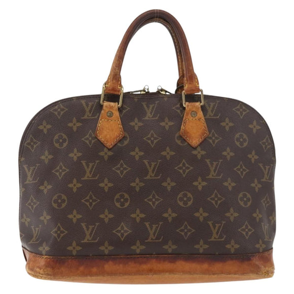 LOUIS VUITTON Monogram Alma Hand Bag M51130 LV Auth 177866