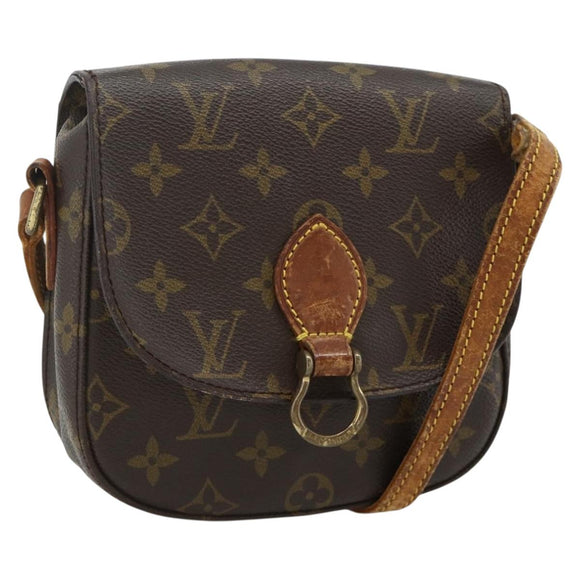 LOUIS VUITTON Monogram Saint Cloud PM Shoulder Bag M51244 LV Auth 177870
